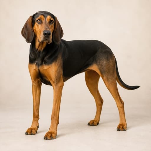 Black and Tan Virginia Foxhound
